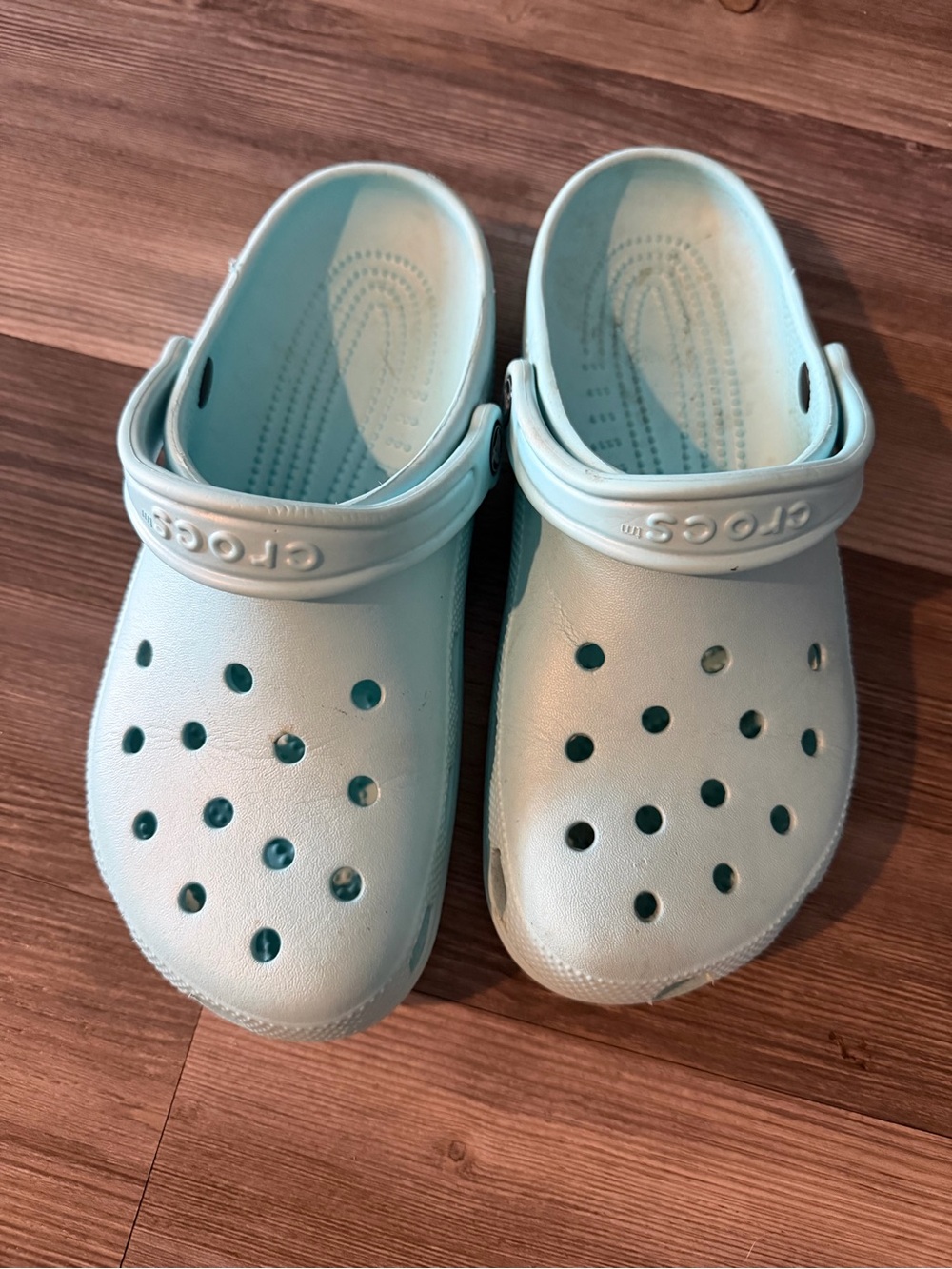2/$13 CROCS Classic Clog in Pale Blue